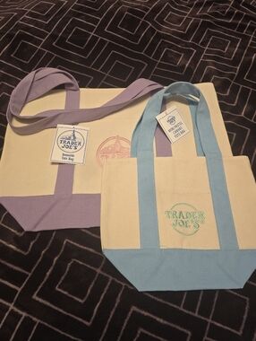 Trader's Joe Limited Edition Large & Mini Canvas Tote Bags